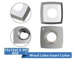 100% Tungsten Carbide Woodturning Cutters Round / Square / Diamond Shape