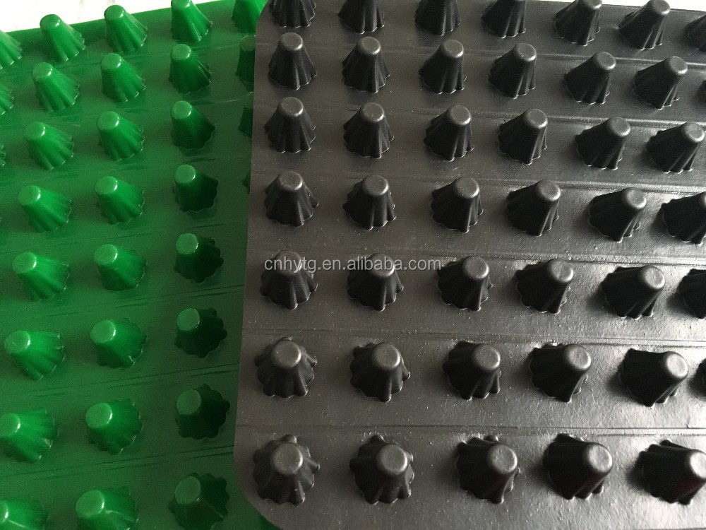 Green Roof System HDPE Drainage Board and Dimple Membrane for Construction Waterproof