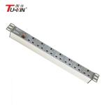 UK Plug Rack Mount Pdu Power Distribution Unit 250VAC 50 / 60HZ 15A Aluminum