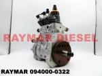 DENSO HP0 Common rail fuel pump 094000-0322 for KOMATSU SA6D140E-3 6217-71-1120,