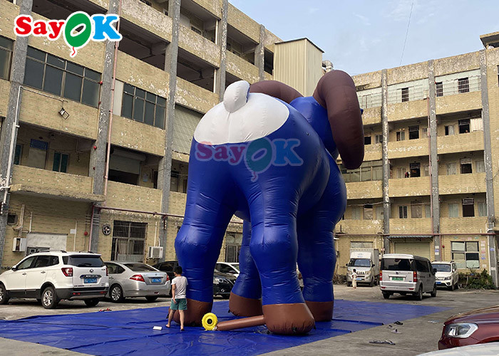 7.5m Inflatable Goat Animals Model Balloons Custom Inflation Riding Goat Advertising