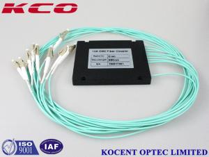 Wholesale GPON EPON FTTH 1x8 Multimode Fiber Optic Splitter , OM3 Optical Fiber Coupler 50/125 from china suppliers