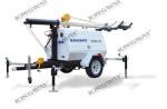 1500RPM 1800RPM 15KW Trailer Mounted Diesel Generator Outside Use