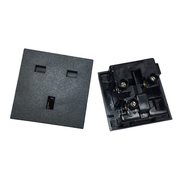 Wall Mount EU BS1363 Standard British Outlet UK Power Socket RB-02(B00) 50x50mm