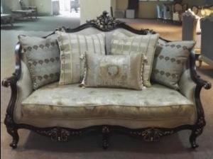 Wholesale Living Room Fabric Classical Set Wooden Sofa Design from china suppliers