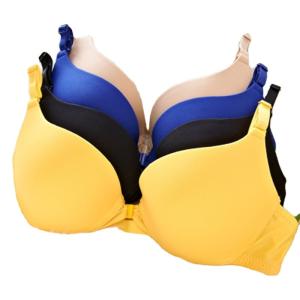 Wholesale Nylon Cotton 32a 38A Sexy Women Bras Plain Dyed Front Closure Bra Full Cup from china suppliers