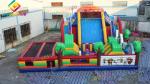 Waterproof Inflatable Play Park Castle Playground For Children Size 13.5x12x5.7M