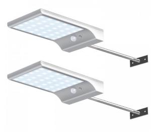 Wholesale 36 led square stainless steel iron super bright outdoor garden led solar lights ul guangzhou for courtyards from china suppliers