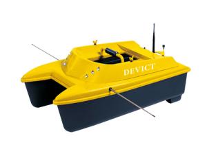 Wholesale Lithium battery sea fishing bait boat remote range 500m 3-lines dropping from china suppliers