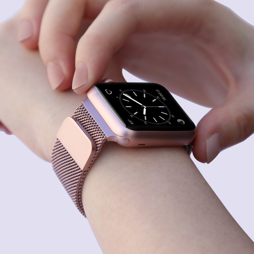 Many Colors Smart Bracelet Strap , Waterproof Metal Smart Wristband Replacement Band
