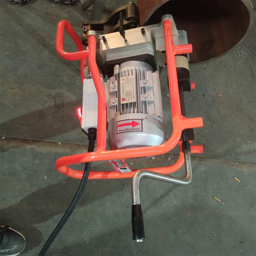 Steel Plate Portable Beveling Machine Adjustable Angle Flat Milling Machine