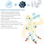 Homefish 2021 OEM Glass Hydrogen Generator Water Bottle SPE PEM Technology Water