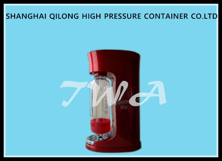 Portable Red Color Home Use Soda Water Maker Easy To Clean Water Filters