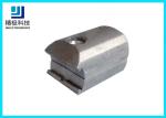 Dia 28mm AL-6C Double Metal Tube Connectors Aluminum Tubing Fitting Silvery