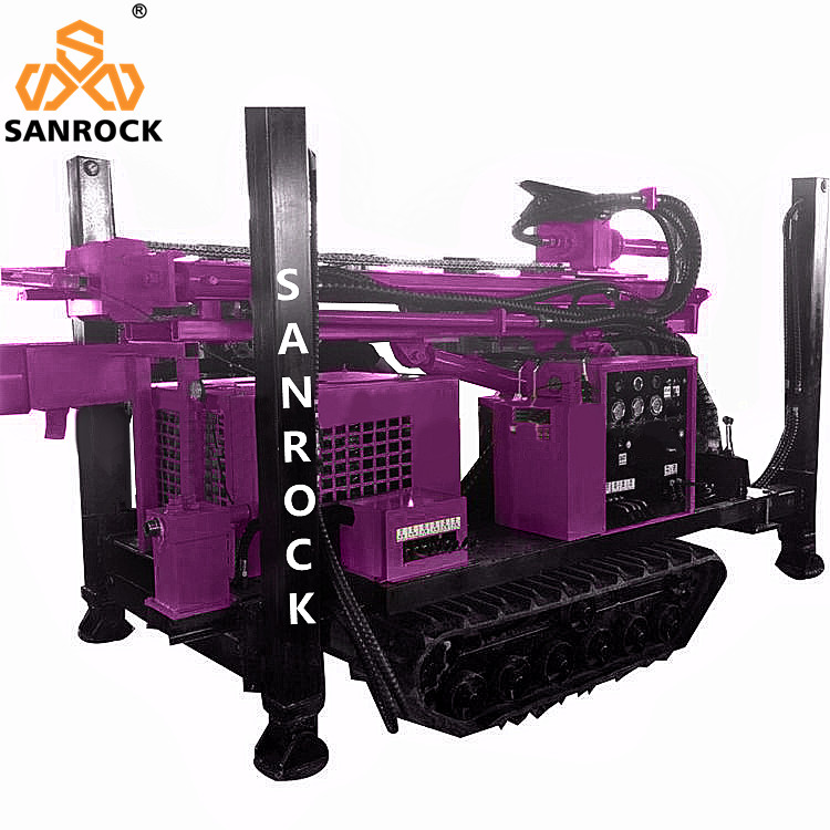 Manufacturer Water Well Rig Hydraulic Bore hole 220Meters Deep Water Well Drilling Rigs
