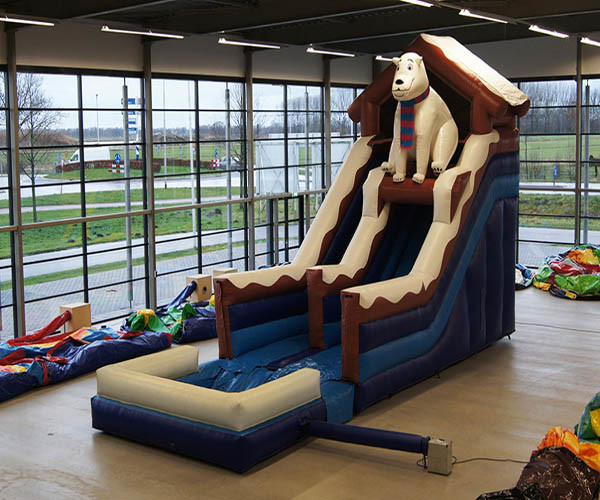Fireproof Animal Kids Inflatable Bouncer 55mm PVC Material Digital Printing