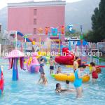 Play Equipment Splash Water Playground Fiberglass Spray With Kids Slide