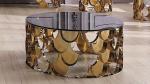 Round Dia 100cmx45cm SS Coffee Table for Italian Contemporary Living Room