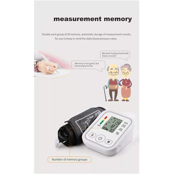 Desktop Upper Arm Voice Function Blood Pressure Monitor FDA CE Certificate