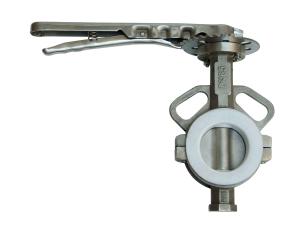 Wholesale Split Body Wafer Butterfly Valve SS Butterfly Valve Long Working Life from china suppliers