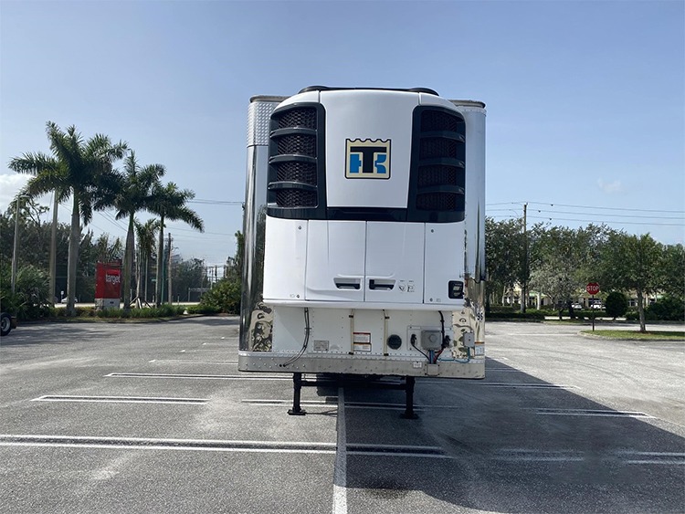 Semi-Trailer Truck 2 Axles 8 Wheels 40ft 48ft 53ft Flatbed 12R22.5 Tyre Insulated Van Reefer Steel Iron Material TS16949 Certificate