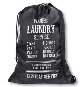 Wholesale Nylon Bag With Strap Clothes Organizer Hamper Liner Nylon Laundry Bag Laundry Basket drawstring landry bags basket from china suppliers