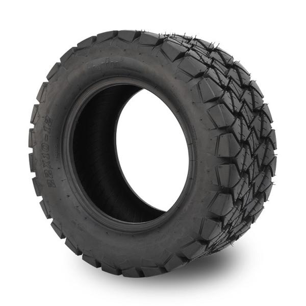 Golf Cart 22x10-12 Off-road Tires All Terrain Tyres Compatible with 12 Inch