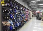 Wall Side Gondola Store Shelving , 1200 X 500 X 2000mm Size Metal Gondola
