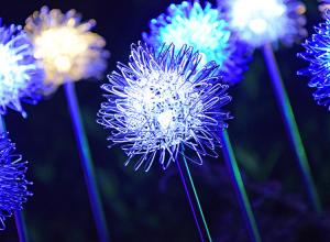 Wholesale LED Solar Energy Aluminum Wire Ball Lights Outdoor Waterproof Garden Villa Festival Decoration Lawn Lamp from china suppliers