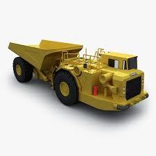 Wholesale High Performance Underground Mining Dump Truck Yellow Color Low Pollutant Emission from china suppliers