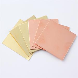 Wholesale C11000 C101 2-90mm Copper Sheet Plate Hard Half-Hard 99.9% Pure Copper Red Copper Plate from china suppliers