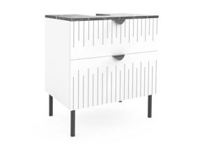 Wholesale Marble Look Metal Legs 70cm Height 40cm Depth Bathroom Storage Cabinet from china suppliers