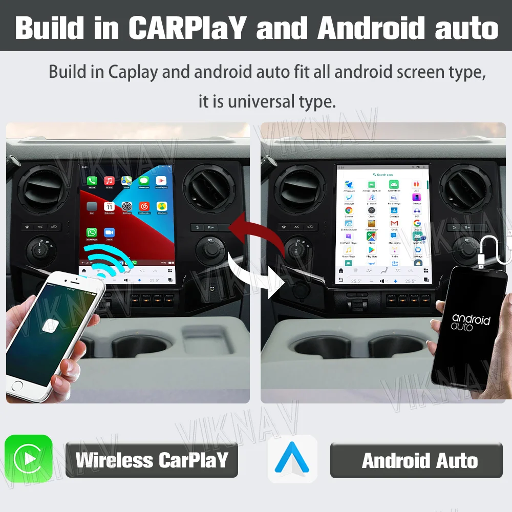 12.1 inch Touch Screen Car Radio For Ford F250 F350 F450 F650 Multimidia Player Auto Stereo Head Unit GPS Carplay