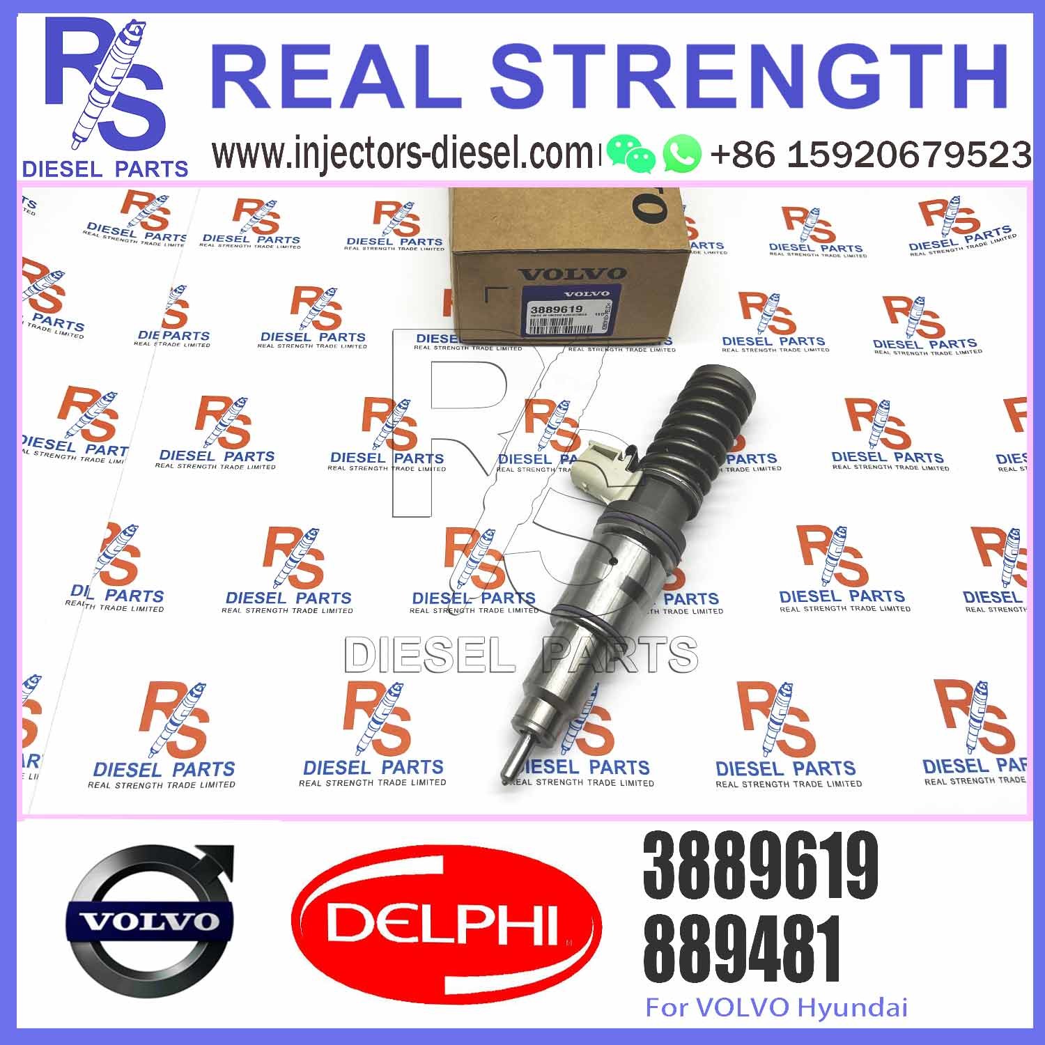 Diesel Fuel Injector 3801368 BEBE4D27001 BEBE4D18001 21379931 3889619 E3.18 for V-O-L-V PENTA MD13