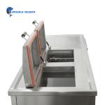 28Khz / 40 Khz Two Tanks Industrial Ultrasonic Cleaner 0-1800W 135L High