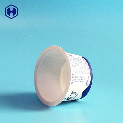 Empty Round IML Cup Pudding Packaging Thin Wall Mini Size 3OZ 90ML