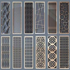 Wholesale Folding Stainless Steel Hotel Furniture Mobile Screen Partition Modern from china suppliers