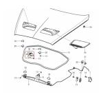 For Bentley Continental GT GTC Supersports Front Hood Metal Securing Hook