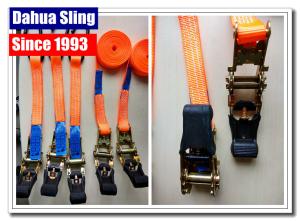 Wholesale Customized Length Short Ratchet Tie Down Straps For Motorcycle Lightweight from china suppliers