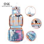 Wash Large Women PU 3 Pieces Travel Cosmetic Bag Set