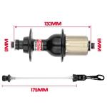 SAVA Bike And Cycle Accessories , Alloy Bicycle Wheel Hub front 100mm / rear