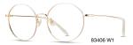 Round Men Women Parim Eyeglasses Frames Big Eye Fashionable Metal Myopic Frames