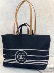 ODM Embroidery Chanel 2 Way Shoulder Bag Tote 32x13x24