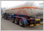 25 Tons LPG Tanker Truck , White LPG Transport Truck Lean Alloy Steel Tank High