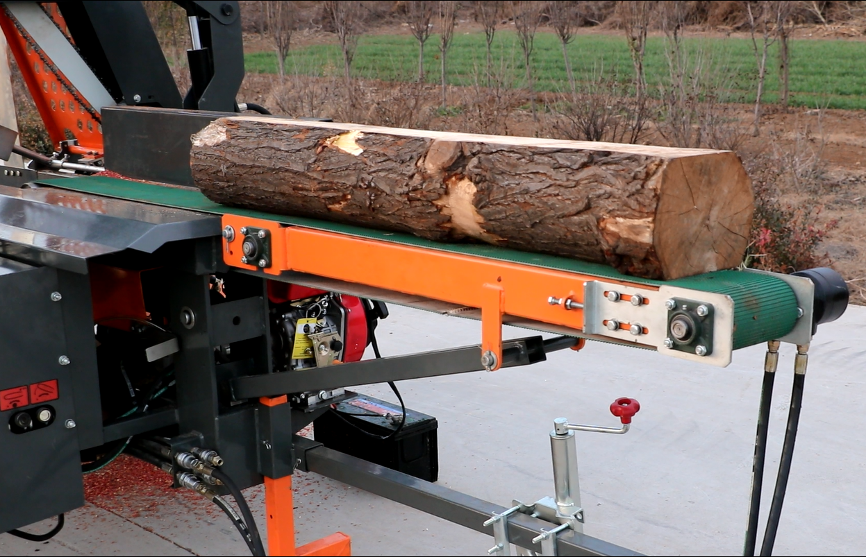 Hydraulic Firewood Process Wood Splitting Wounted and Horizontal Log Saw for Cutting