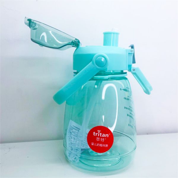 High Appearance Level Large Capacity Plastic Red Sippy Cup Water Bottle for Students