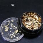 Japanese Manicure Ultra-thin Foil Platinum Powder Laser Glitter Nail Foil Flakes