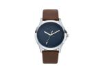 Waterproof Quartz Movt Alloy Case Watch With Stainless Steel Back Cover