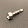 Buy cheap 1In 410 Stainless Steel Self Drilling Screws Hex Washer Head M5 x 25mm For from wholesalers