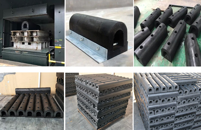 Customized Marine Boat D Type Fenders D200h High Energy Absorption Dock Berth